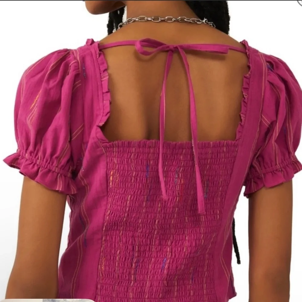 NWT Free People Pink Corset Top Size Small💕